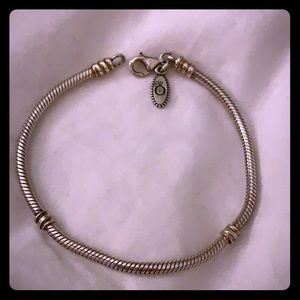 Pandora bracelet -vintage style with pandora logo